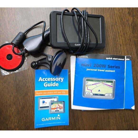 Garmin nüvi 200W Black GPS Used Navigation System Working Unit Plus Car and USB - Picture 2 of 15